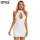 thumbnail image 2 of Vestido ajustado sin mangas para mujer, elástico, con espalda abierta, sin mangas, tanga, disfraces de fiesta, lencería, ropa de dormir, 2 of 5