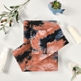 thumbnail image 6 of 3 Piece Bath Towels Set Bath Towel, Hand Towel and Face Towel for Bathroom, Gym, Hotel Coral and Black Tie-dye Pattern, 6 of 8