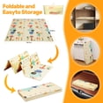 thumbnail image 5 of JoyStone Baby Play Mat, 78" X 70" Extra Large Reversible Foam Play Mat, Non-Toxic Foldable Animal Print Waterproof Crawl Mat for Toddlers and Babies, 5 of 10