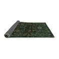 thumbnail image 2 of Ahgly Company Indoor Rectangle Persian Turquoise Blue Traditional Area Rugs, 7' x 10', 2 of 4