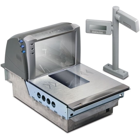 Restored Datalogic Magellan 8500Xt InCounter Scanner/Scale Omnidirectional Laser (1D), RS232, Long LLT Platter, SingleInterval, Power Supply Included - 858003101-0023010R (Refurbished)