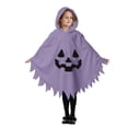 thumbnail image 2 of Girls Halloween Outfit Unisex Ghost Face Kids Hooded Cape Halloween Party Outfit Kids for Boys 3-4 Years, 2 of 4