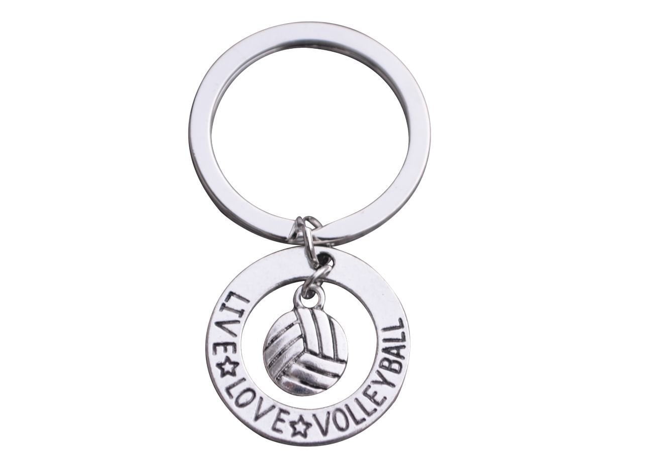 Volleyball charm She believed she could so she did Volleyball  key chain I love volleyball Gift for volleyball player graduation