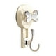 thumbnail image 2 of Vacuum Suction Cup Hook | Strong Plastic Wall Mount | No Trace & Tool-Free Installation | 11x6.2x5.5cm | Beige & Clear | Towel, Cloth, Hat Organizer | 1 Pack, 2 of 6
