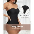 thumbnail image 2 of MANIFIQUE Strapless Shapewear Bodysuit Tummy Control for Women Faja Strapless Cupped Thong Bodysuit, 2 of 6