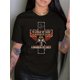 thumbnail image 2 of Ms. Believer' A CHILD OF GOD, A WOMEAN OF FAITH' Print Crew Neck T-shirt, Four seasons casual short-sleeved round neck T-shirt, Women'S Clothing, 2 of 7