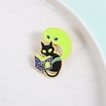 thumbnail image 6 of Fun Specters Stories Enameled Lapel Badge with Glows Effect for Dark Humor Fashion Accessory Gift, 6 of 9