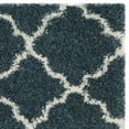 thumbnail image 4 of SAFAVIEH Hudson Jaye Geometric Shag Area Rug, Slate Blue/Ivory, 2' x 3', 4 of 7