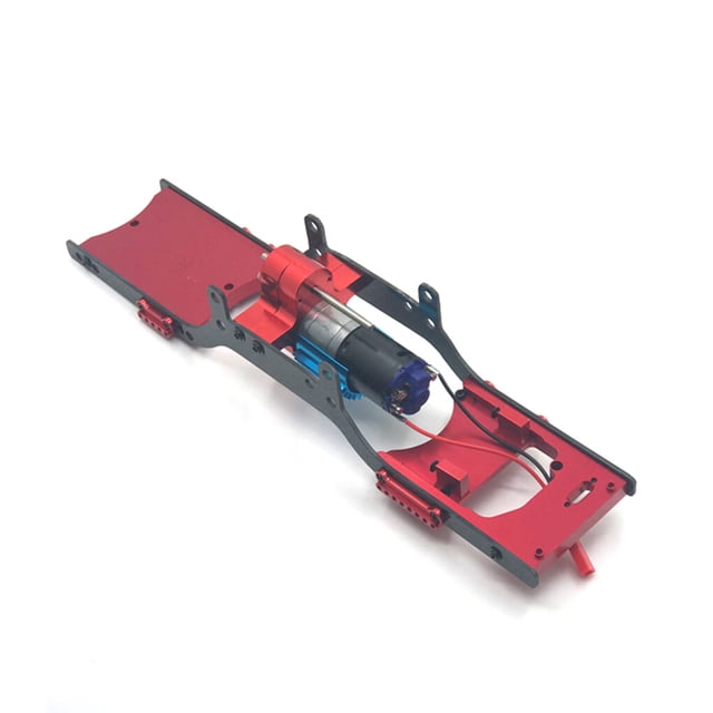 Bewildely Accesorios de actualización de coche RC, mano de obra exquisita resistente al desgaste, apariencia simulada realista, pieza de Kits de construcción modelo Rojo