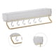 thumbnail image 2 of Estante de baño de aluminio sin taladros, resistente, organizador de pared para dormitorio, cocina, transparente, con gancho y toallero., 2 of 13