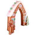 thumbnail image 2 of Occasions 9.5’ Inflatable Gingerbread Archway – Christmas Outdoor Decoration, 2 of 11