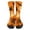 Yellow, variant on Textilo Unisex Mid-Calf Socks with Halloween Print Breathable Comfortable Ribbed Cuff Socks for Men and Women,Purple