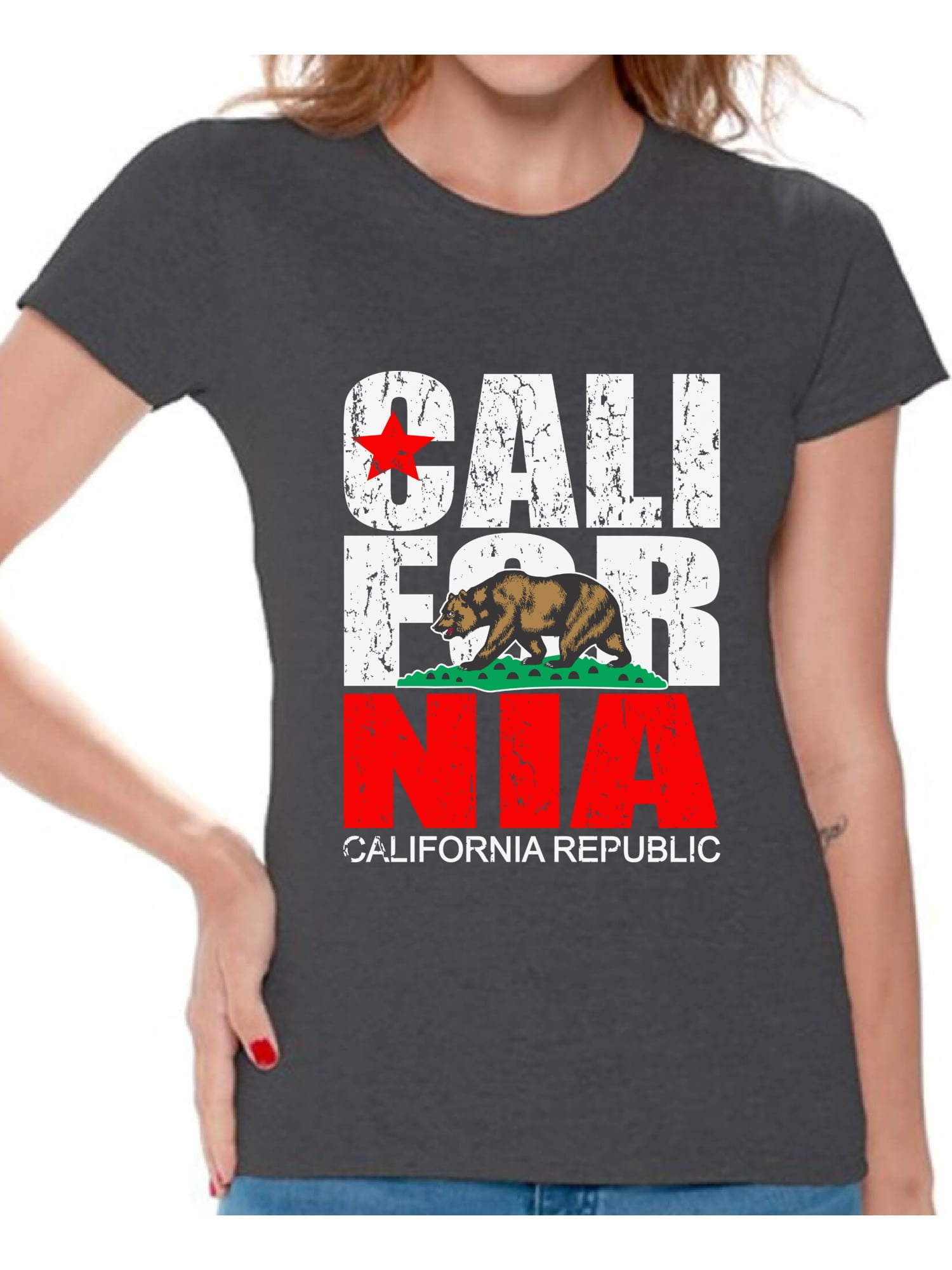 Awkward Styles California Republic Tshirt California Shirts for Women