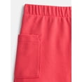 thumbnail image 2 of Wonder Nation Toddler Girls' Cargo Shorts, Sizes 18M-5T, 2 of 3