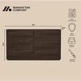 thumbnail image 4 of Evelyn Modern 60" Dresser in Brown (6-Drawer), 4 of 7