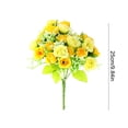 thumbnail image 3 of Artificial Rose Decor Bouquet Ideal Decor For Wedding And Living Room Esthetic Floral Arrangements For Holiday Or Everyday Decorations, 3 of 6