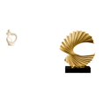 thumbnail image 1 of Estatua abstracta,Estatua de resina para decoración del hogar,escultura de pareja,Escultura de ola del océano,Escultura de ola de océano,regalo moderno para oficina,Adorno de estatua, 1 of 8