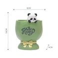 thumbnail image 4 of Maceta de simulación de ramo, colección decorativa, arte de escritorio, flor Panda, 4 of 9