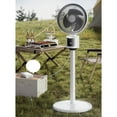 thumbnail image 5 of Whisper Quiet USB Pedestal Air Circulator Fan, 3-Speed Adjustable Height Standing Fan, Energy Efficient Stand Fan for Bedroom Home Office, 5 of 6