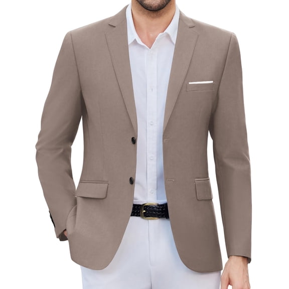 COOFANDY Men's Blazer Jacket Lightweight Two Button Blazer for Casual Business Party