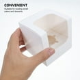 thumbnail image 3 of FOLOYORI Boxes for Baked Goods Dessert Box Paper 50PCS Display Treats, 3 of 8