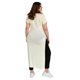 thumbnail image 3 of Maxi-blusa con aberturas Tallas extras, 8701 (Hueso) crema 42 Poliana Plus BL-POL-8701-HUESO, 3 of 6