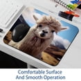 thumbnail image 6 of Alpaca Mousepad 8.3x9.8 Inch Square Non-Slip Rubber Bottom Printed Desk Mat - Suitable for Office and Gaming, 6 of 6
