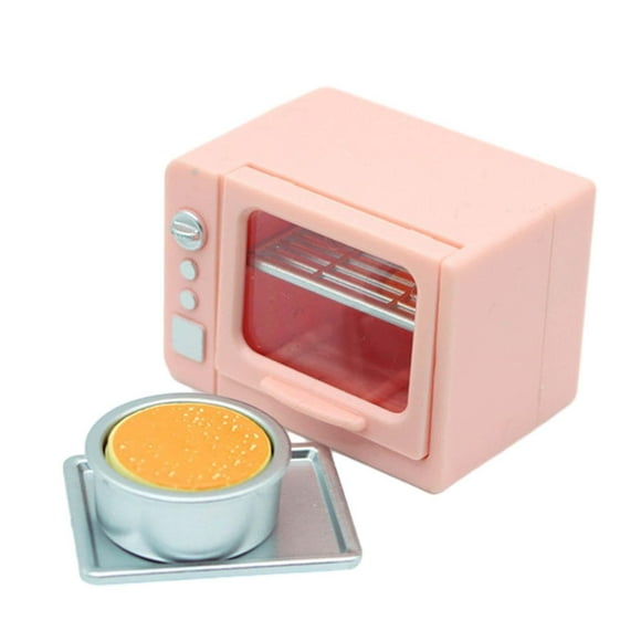 Juguetes de cocina, juego de cocina de simulación para niños, accesorio de bricolaje, utensilios de decoración del hogar, juguetes de cocina, juego de horno CUTICAT Utensilios de cocina para casa de muñecas