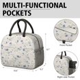 thumbnail image 6 of Womens Pioneer Flower Floral Print Pattern Lunch Box for Work,Insulated Lunch Bag for Women,Loncheras Para Mujer,Leakproof Adult Lunch Bag for Work,Beach,Travel,Picnic,Camping, 6 of 7