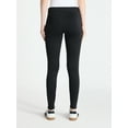 thumbnail image 2 of No Boundaries Christmas Fur Lined Sueded Legging, Women's, 2 of 4