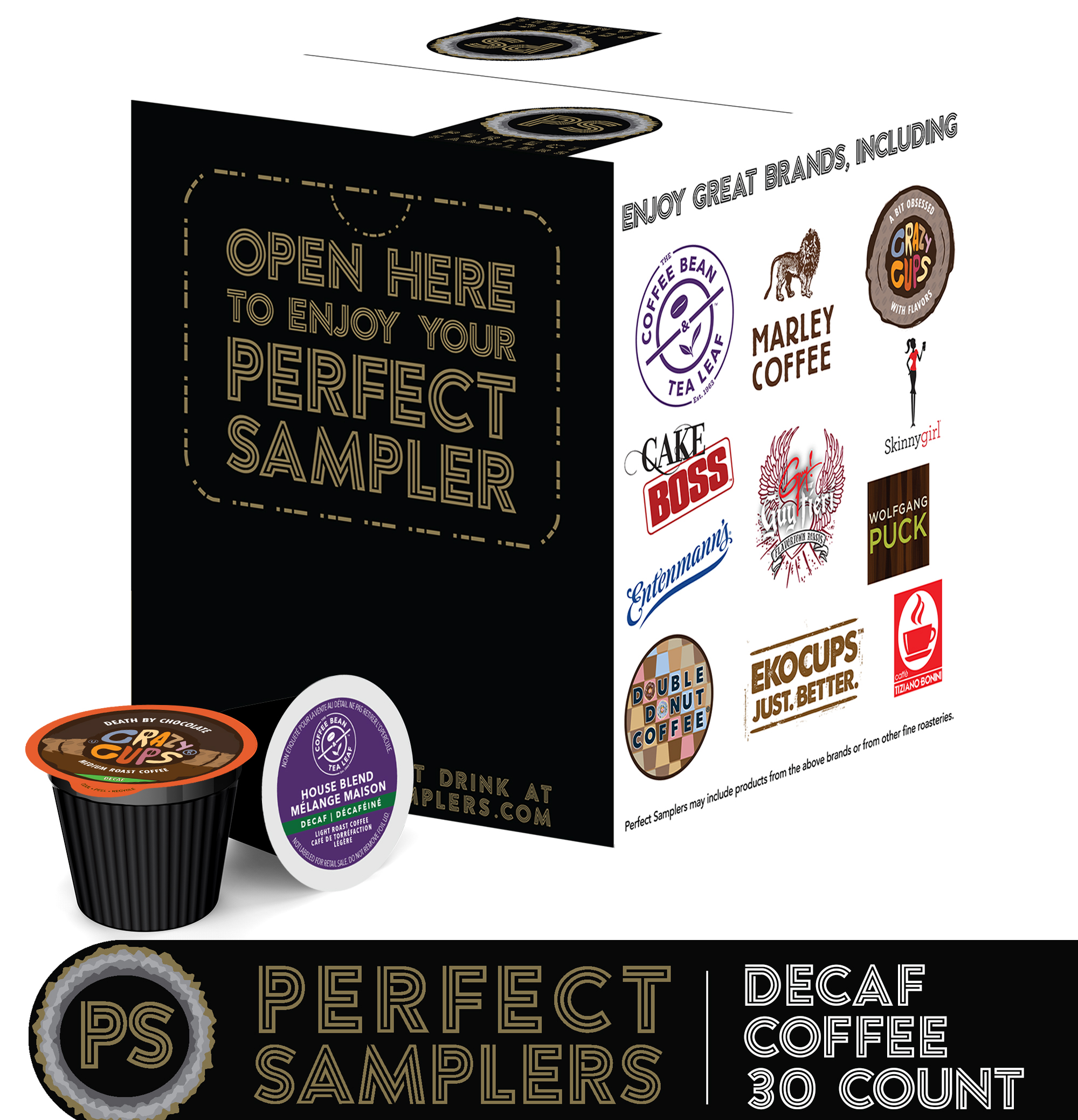 Perfect sampler variety Pack Decaf 
