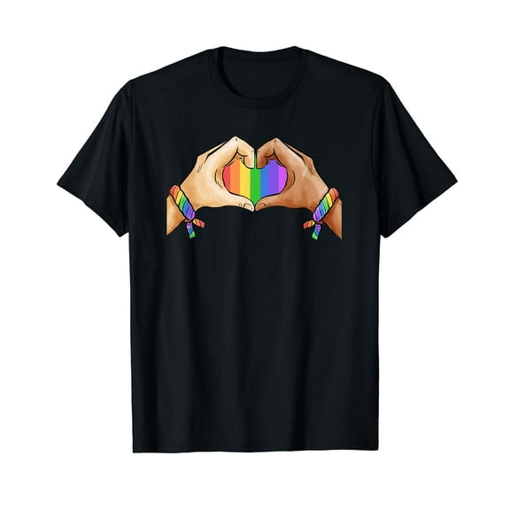 Gay Pride Clothing LGBT Rainbow Flag T shirt Tee Heart Unity Funny Cute LGBTQ Gift Rainbow