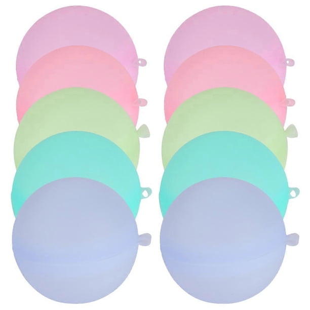 Refillable Balls 10Pcs Assorted Color Silicone Dinosaur Bath Toys for Kids Refillable Fun Play