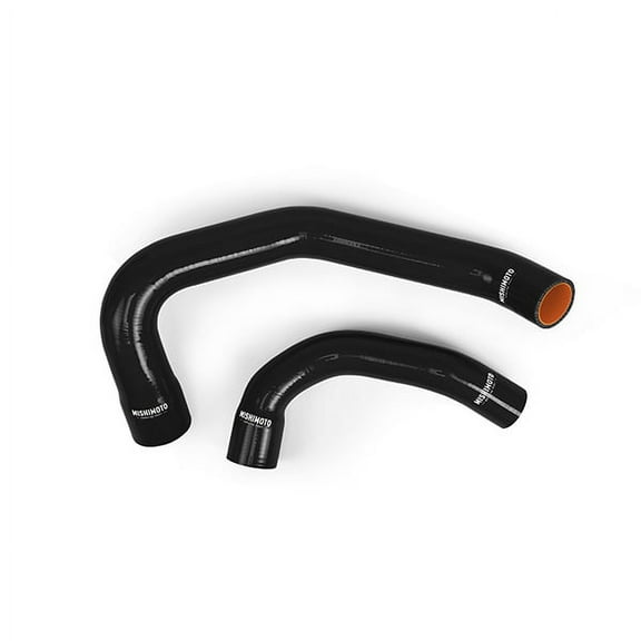 Mishimoto MMHOSE-WR6-91BK Silicone Radiator Hose Kit Compatible With Jeep Wrangler YJ 1991-1995 Black