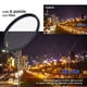 thumbnail image 4 of Kit de filtros estelares JJC, filtro estelar variable de 72 mm para Nikon Sony Fujifilm, 4 of 9