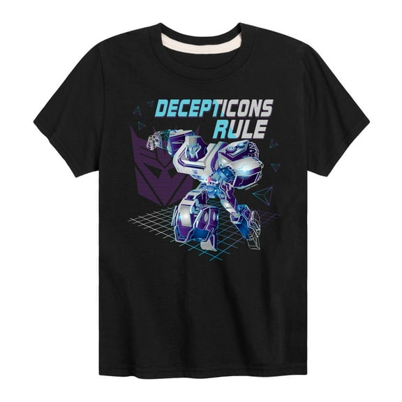 Transformers - Decepticons Rule - Kids Toddler And Youth Short Sleeve T - Shirt