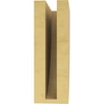 thumbnail image 4 of 3"W x 6"D x 9"H Classic Durham Rough Cedar Woodgrain TimberThane Corbel, Primed Tan, 4 of 6