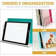 thumbnail image 3 of SASABAXI Acrylic Document Organizer 1Set School Storage Holder, 3 of 7