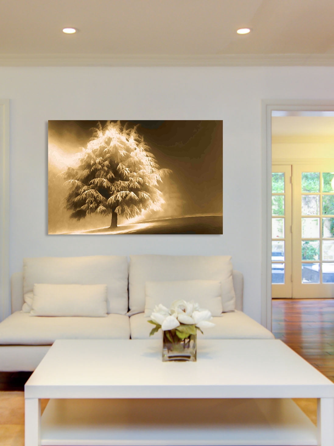 "Enlightened Tree" Painting Print on Wrapped Canvas