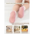 thumbnail image 2 of Baby Slippers Socks Toddler Non-skid Sock Shoes Non Slip Floor Grippers for Boys Girls First Walking 2 Pairs, 2 of 7