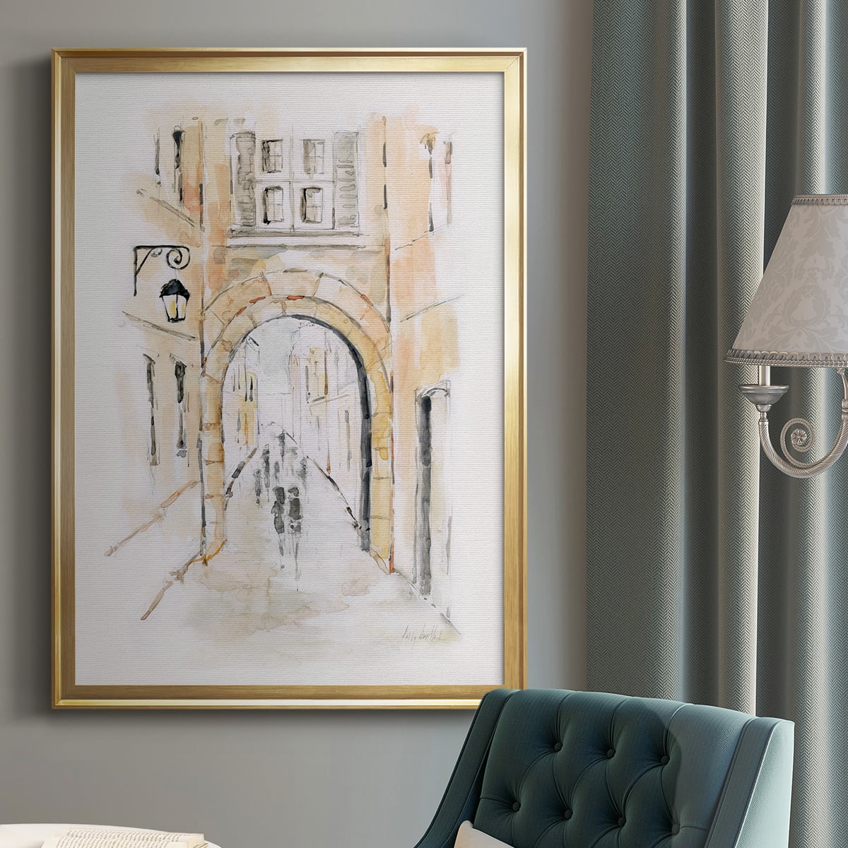 Venice Market Day II Premium Classic Framed Print - Ready to Hang