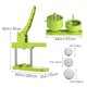 thumbnail image 2 of ADDHAT 1Jgo Máquina Para Botones Verde Con Piezas Metálicas Y Ergonómico Para Crear Pines, 2 of 8