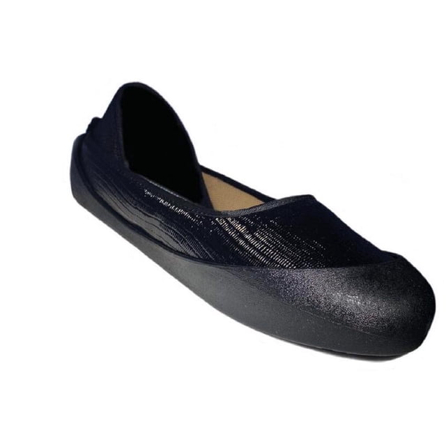 Balerina para dama Roommie Charol negro Medida 24 CM Con Doble Suela