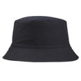 thumbnail image 2 of Naievear Unisex Cotton Fisherman Hat Solid Color Beach Outdoor Sunshade Hip Hop Basin Cap, 2 of 4