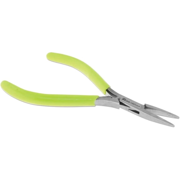 The Beadsmith Micro Mini Flat Nose Pliers with Springs - 5" Length