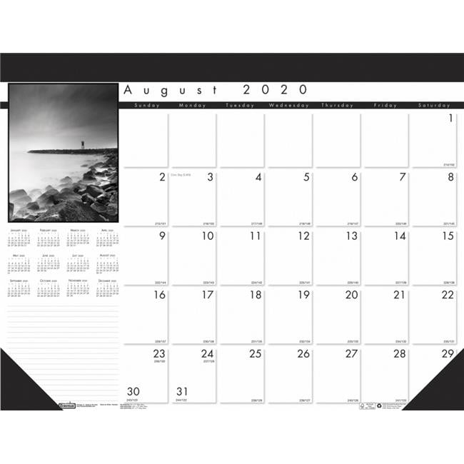 Classic August July House of Doolittle 2019-2020 Monthly Desk Pad Calendar 22 X 17 Inches HOD155-20 Academic
