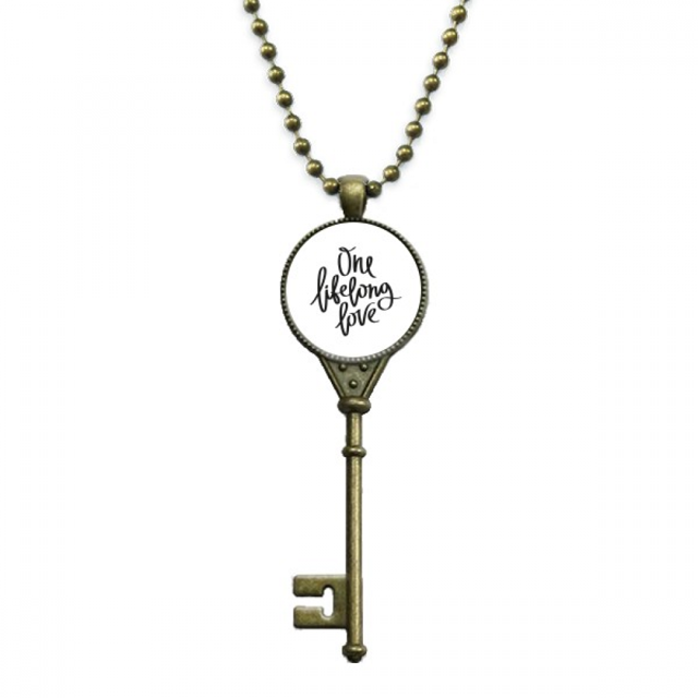 Una cita de amor de toda la vida Llavero Collar Colgante Bandeja Cadena Embellecida Unbranded M