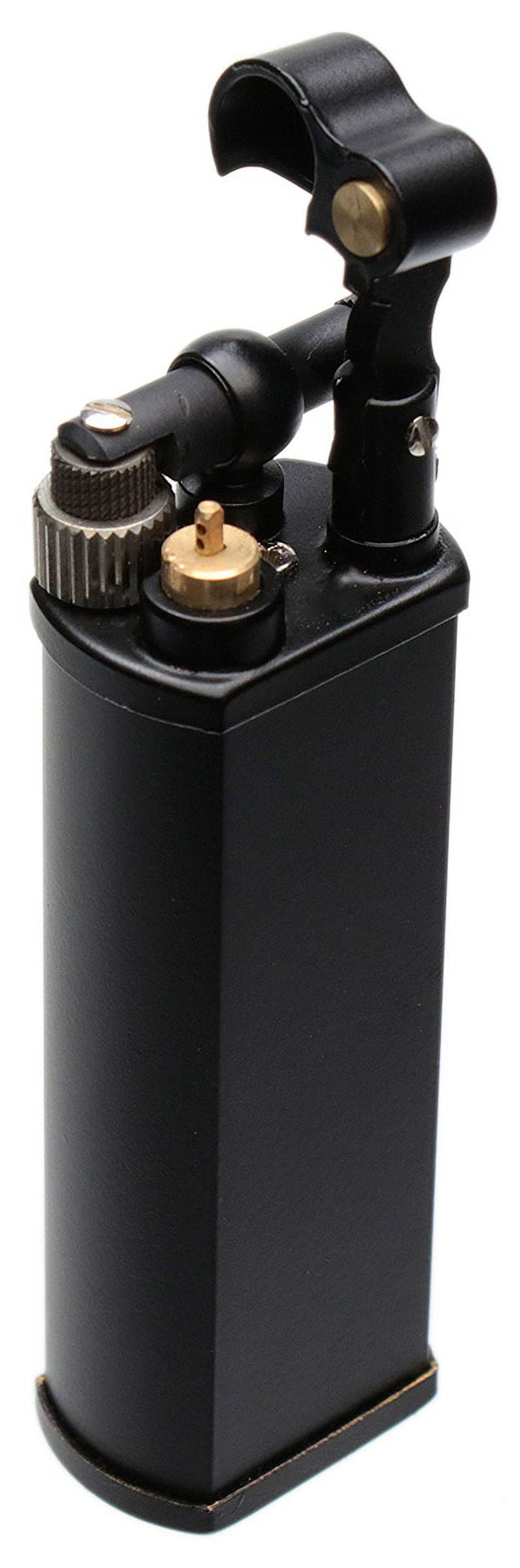 Black Matte Kiribi Kenshi Double Soft Flame Pipe Lighter - 3080