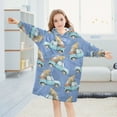 thumbnail image 5 of joogoo Wearable Blanket Hoodie for Capybara on Trucks Oversized Sherpa Hooded 3-14 YR M, 5 of 7