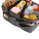 thumbnail image 2 of Advancent Bolsa de almacenamiento de lana Bolsa de almacenamiento de organizador de escritorio resistente Bolsa de asas de tejer de gran capacidad Almacenamiento y organización del hogar Advancent HA016431-00, 2 of 6